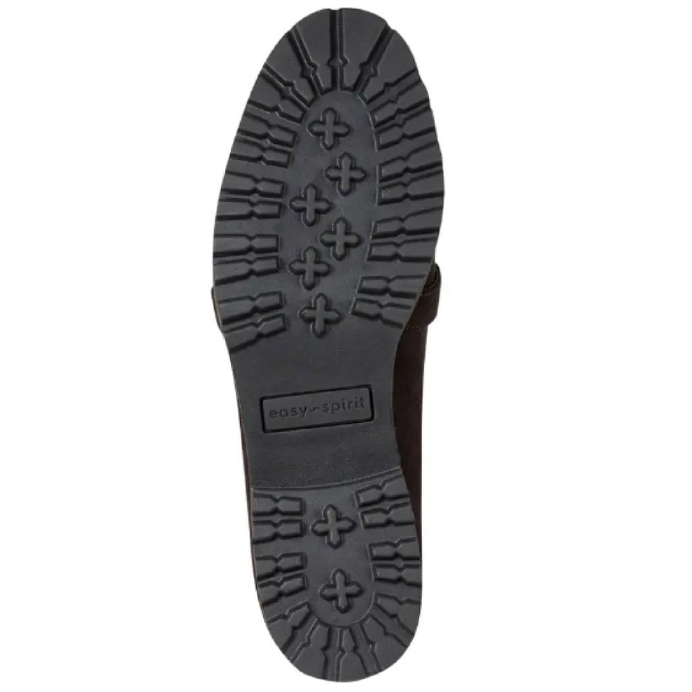 Easy Spirit Waverlie Loafer Women 7.5 Brown Lug Sole Comfort Slip On Shoe - Picture 4 of 11